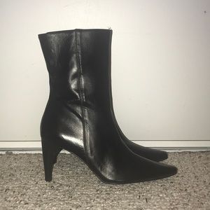 Vintage Banana Republic Black Calf Pointed Boot